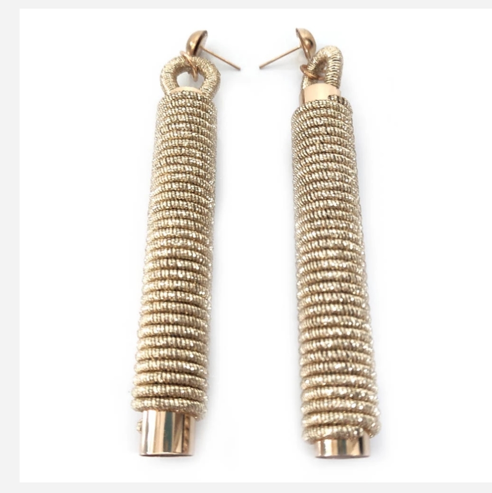 Gold "Twisted" Earrings